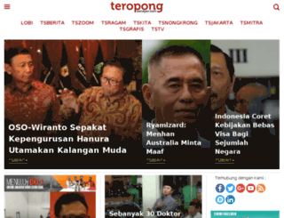 situs.teropongsenayan.com screenshot
