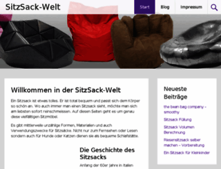 sitzsack-welt.de screenshot