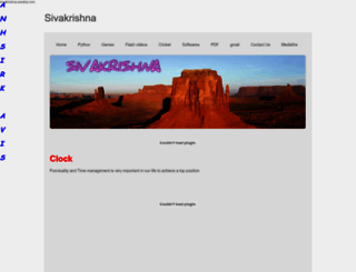 siva-krishna.weebly.com screenshot