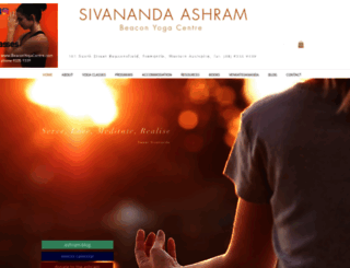 sivanandaashram.org.au screenshot