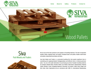 sivapackwoods.com screenshot