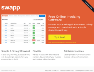 siwapp.net screenshot