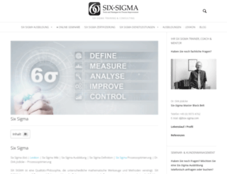 six-sigma.com screenshot