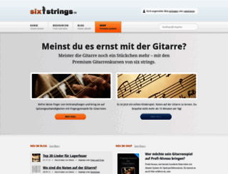 six-strings.de screenshot