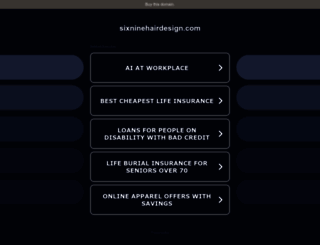 sixninehairdesign.com screenshot