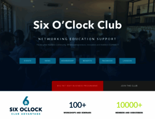 sixoclockclub.com screenshot