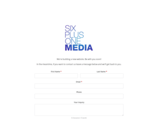 sixplusonemedia.com.au screenshot