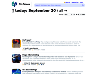 sixprizes.com screenshot