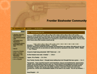 sixshootercommunity.com screenshot