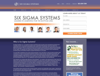sixsigmasystems.com screenshot
