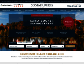 sixstarcruises.co.uk screenshot