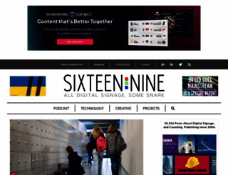 sixteen-nine.net screenshot