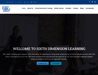 sixthdimensionlearning.com screenshot