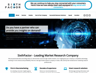 sixthfactor.com screenshot