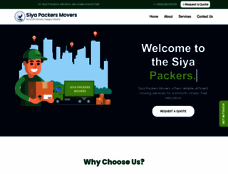 siyapackersmovers.in screenshot