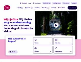 siza.nl screenshot