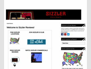 sizzlerreviews.com screenshot