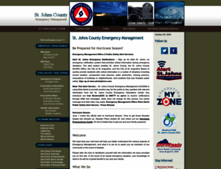 sjcemergencymanagement.org screenshot