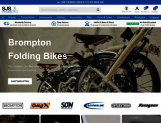 sjscycles.co.uk screenshot