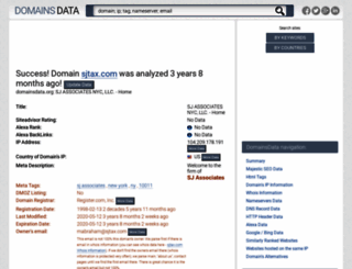 sjtax.com.domainsdata.org screenshot