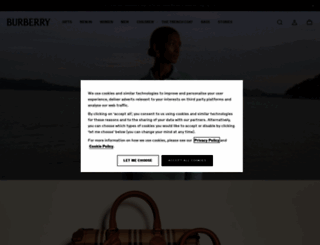 sk.burberry.com screenshot