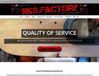 sk8factory.com screenshot
