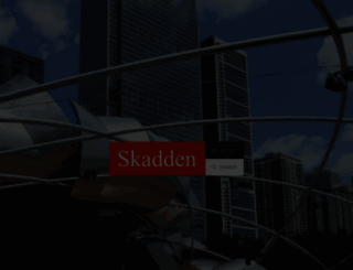 skadden.com screenshot