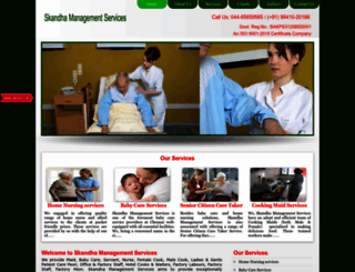 skandhaamanagementservices.com screenshot