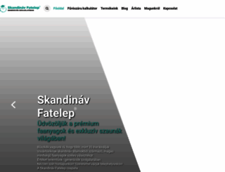 skandinavfatelep.hu screenshot