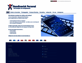 skandinaviskpersonal.se screenshot