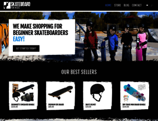 skateboardforkids.com screenshot