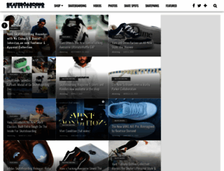 skateboardingmagazine.com screenshot