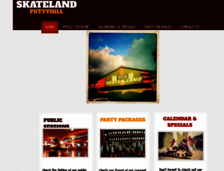 skatelandputtyhill.com screenshot