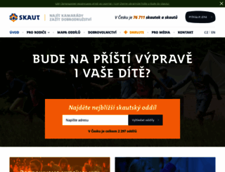 skaut.cz screenshot