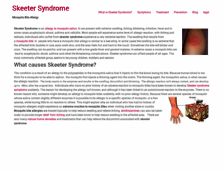 skeetersyndrome.net screenshot
