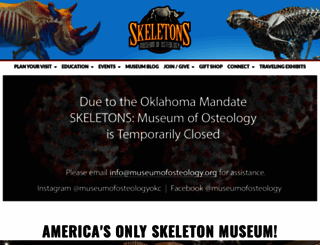 skeletonmuseum.com screenshot