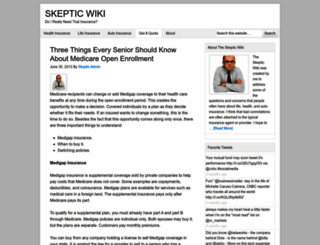 skepticwiki.org screenshot
