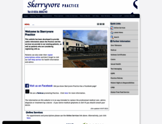 skerryvorepractice.co.uk screenshot