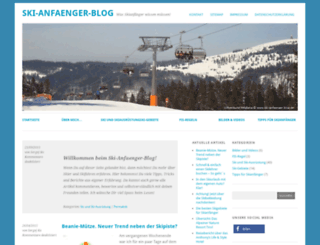 ski-anfaenger-blog.de screenshot