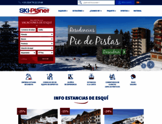 ski-planet.es screenshot