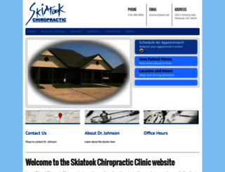 skiatookchiropracticclinic.com screenshot