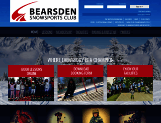skibearsden.co.uk screenshot