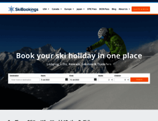 skibookings.com screenshot
