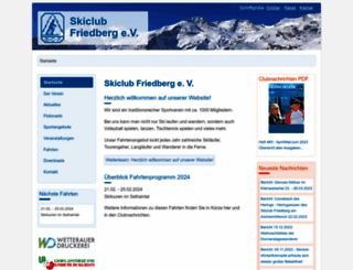 skiclub-friedberg.com screenshot