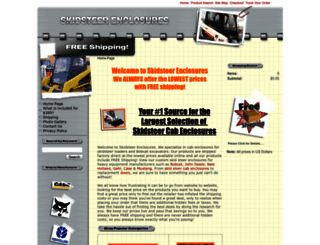 skidsteerenclosures.com screenshot