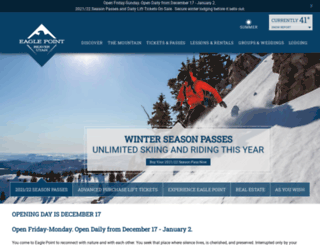 skieaglepoint.com screenshot