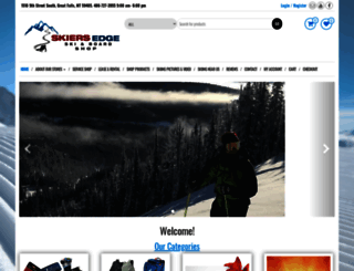 skiersedgeproshop.com screenshot