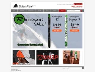 skiersrealm.com screenshot