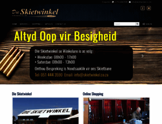 skietwinkel.co.za screenshot