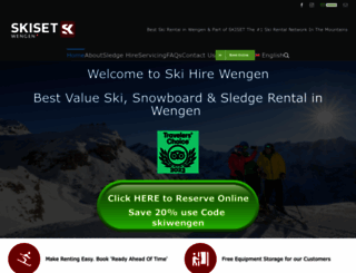 skihirewengen.com screenshot